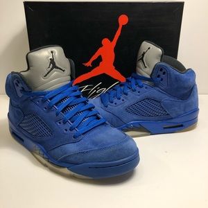 Air Jordan Retro 5 “Blue Suede”